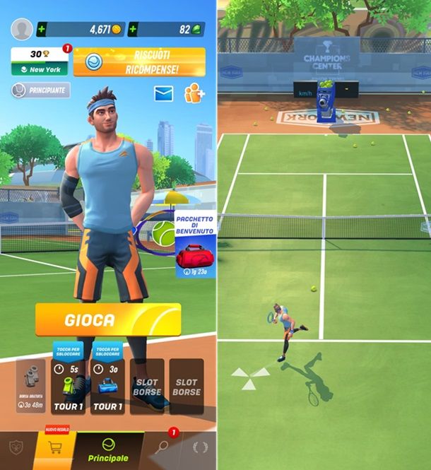 tennis clash