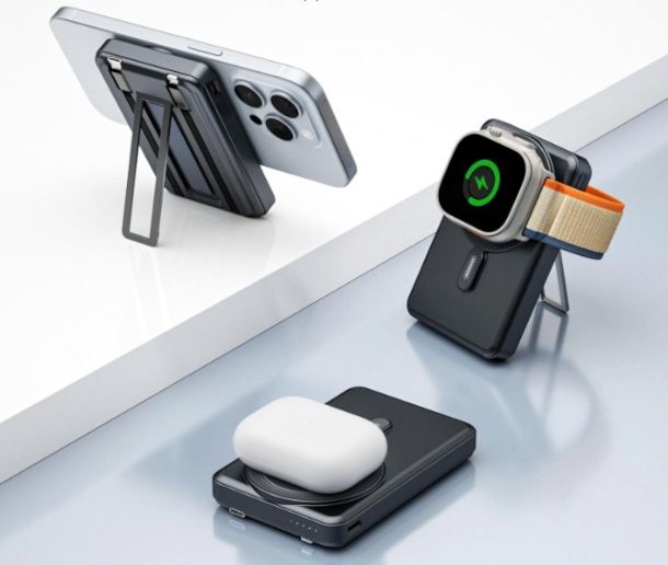 compatibilità power bank MagSafe con Apple Watch e air Pods