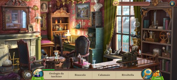 schermata gioco Sherlock Trova oggetti per Android