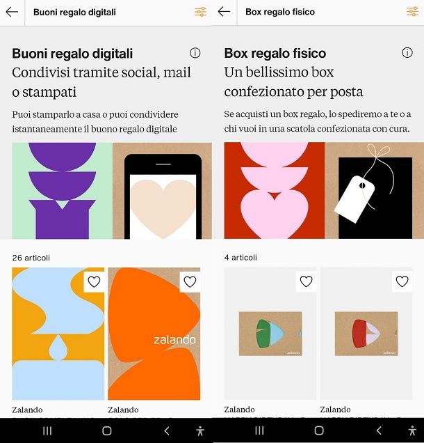 Buono regalo Zalando: come funziona