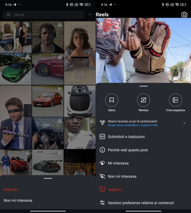 Altri suggerimenti Instagram Android