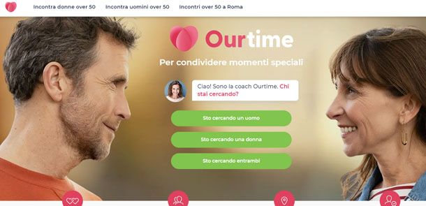 Ourtime sito per single over 50