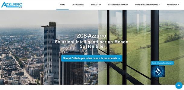 ZSC Azzurro per impianti di pannelli fotovoltaici 