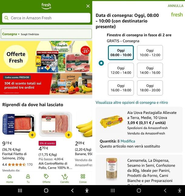 Amazon Fresh: come funziona