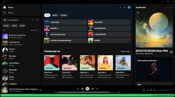 Spotify per Windows