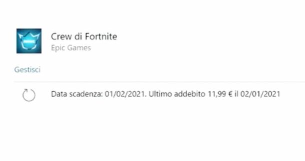 Come annullare la crew di Fortnite su Xbox