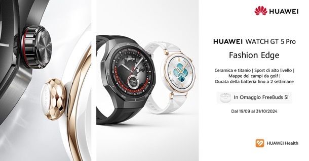 HUAWEI WATCH GT5 Pro e GT5