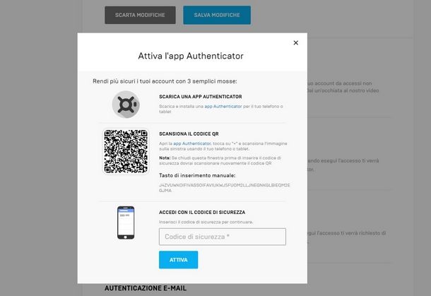 Come attivare il 2FA su Fortnite