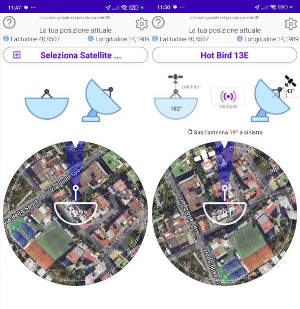 Cercatore Satellitare Pro