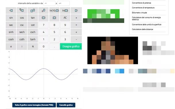 Calc24 creare grafici cartesiani