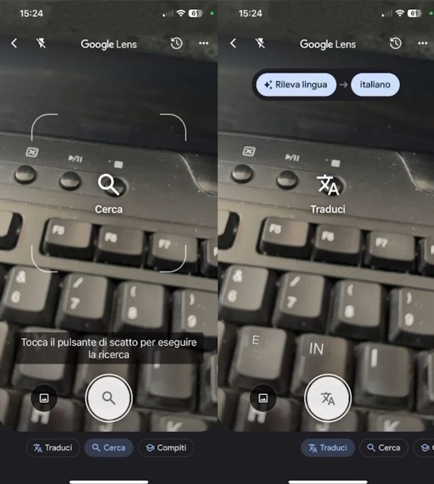 Google Lens su iPhone