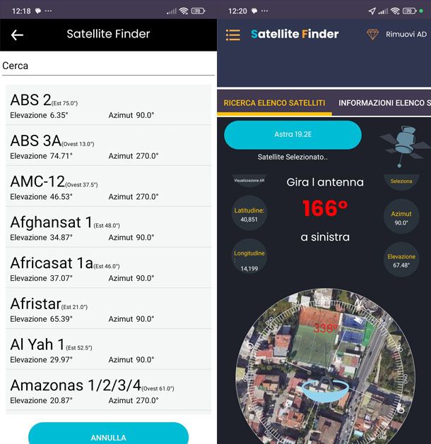 Satellite Finder