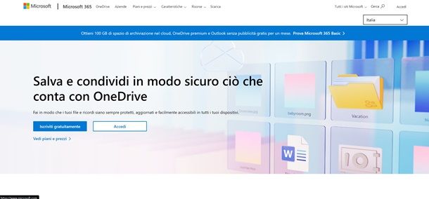 onedrive home