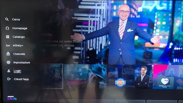 Accedere a Mediaset Infinity su Smart TV