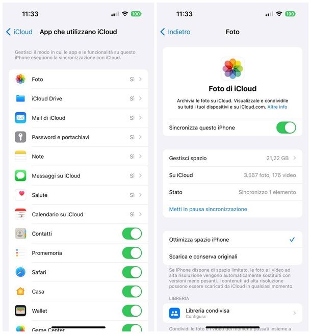 Come si sincronizzano i contenuti con i dispositivi iOS: sistemi cloud