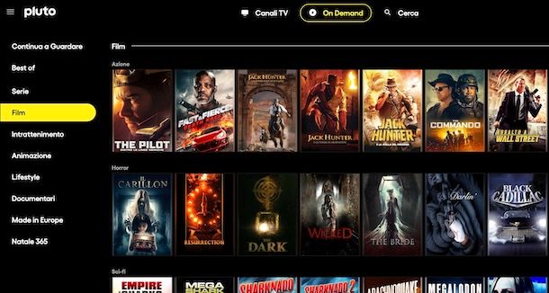Film su Pluto TV