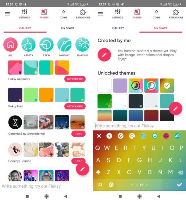 Altre app per cambiare il colore della tastiera Android