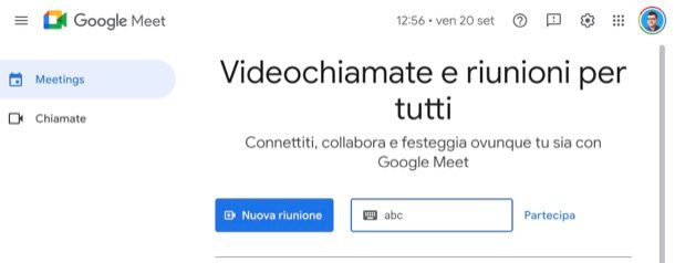 Google Meet web