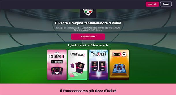 Altri siti per giocare fantacalcio