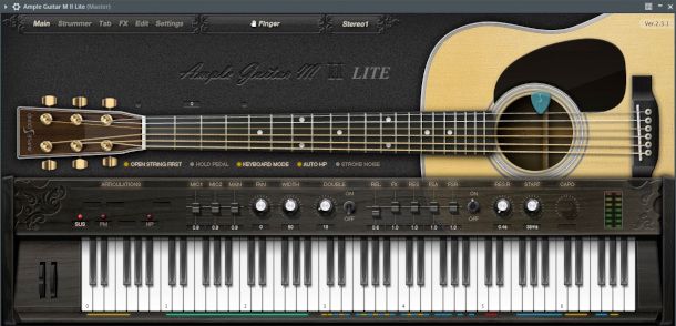 interfaccia Ample Guitar Lite