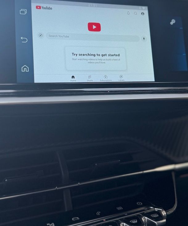 youtube su carplay