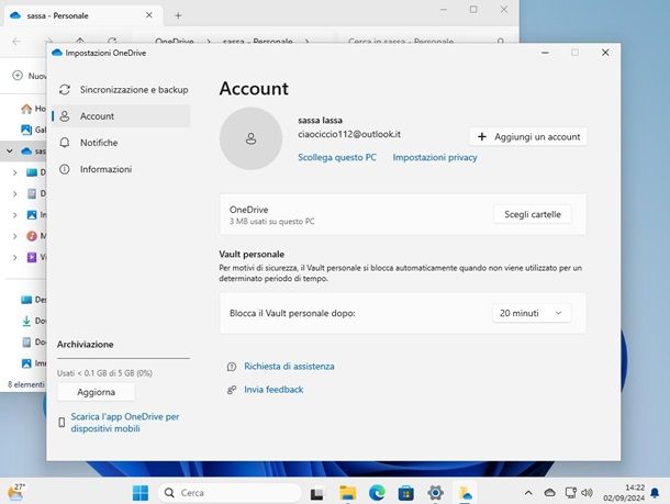 accout onedrive