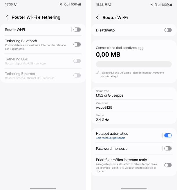 Come condividere Internet da Android tramite Hotspot Wi-Fi Samsung