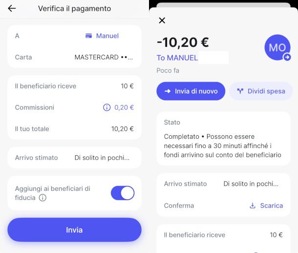 bonifico da Revolut a carta Postepay Evolution