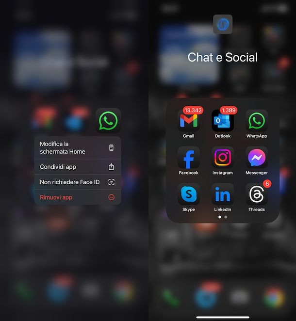 Togliere Face ID WhatsApp iPhone