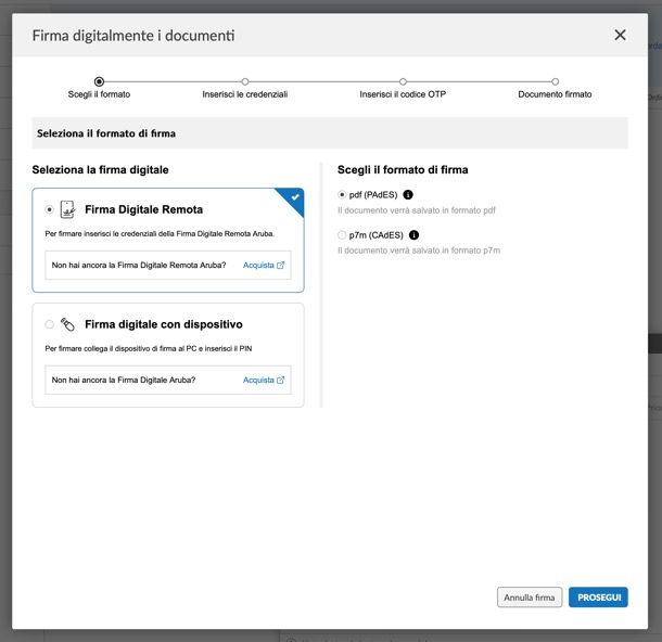 Firma su Webmail di Aruba