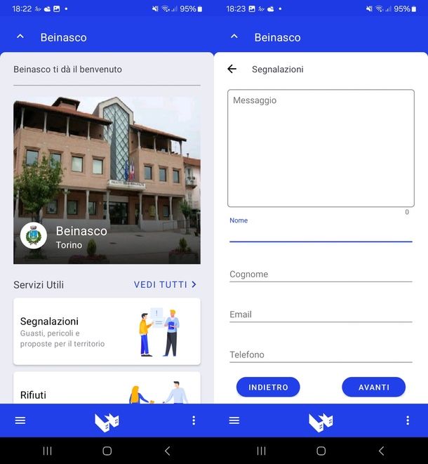 Municipium app Android iOS