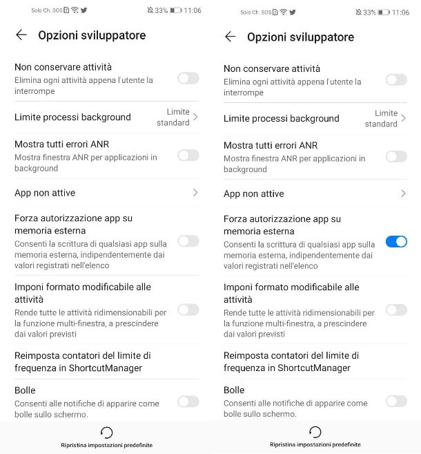 Come spostare app Android su SD Huawei