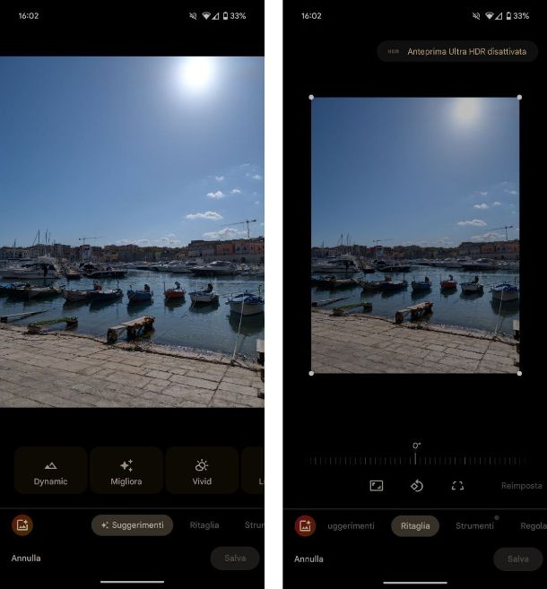 Come modificare una foto su Android