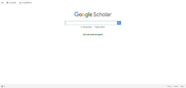 Google Scholar: come funziona