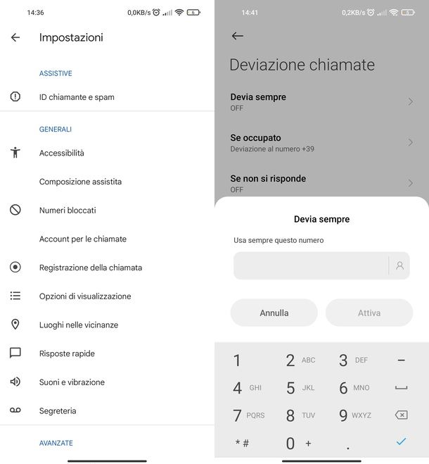 Come deviare le chiamate su Xiaomi