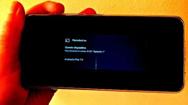 Collegare il telefono con Amazon Fire TV