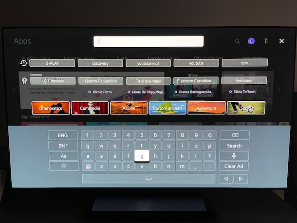 Scaricare app Smart TV LG