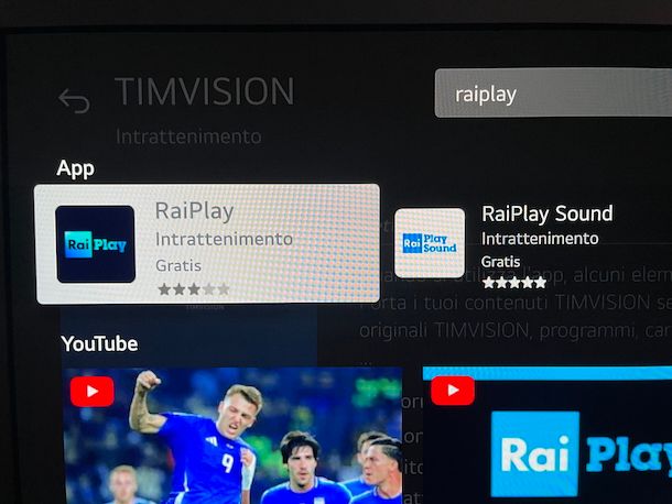 Scaricare app RaiPlay Smart TV LG