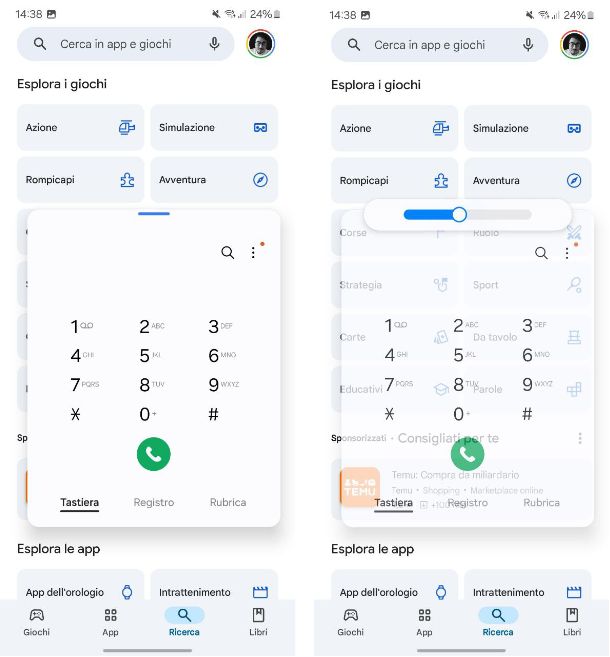 Dispositivi Samsung con Android 13 e successivi