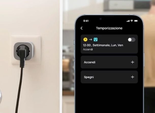 smart plug con app di controllo