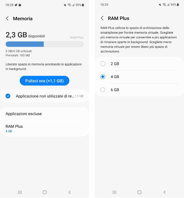 Come espandere la RAM Android