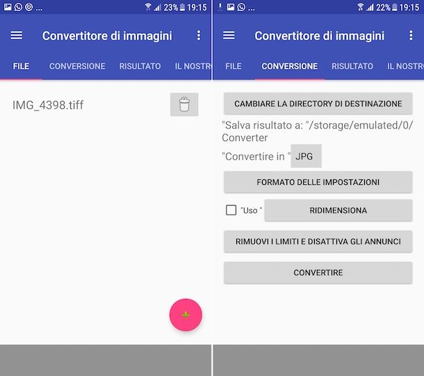 Come modificare formato foto su Android