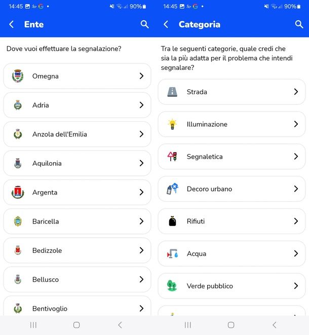 app per segnalare infrazioni