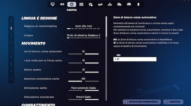 Correre veloce su Fortnite