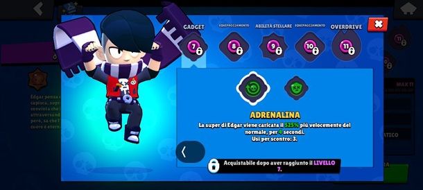 Adrenalina gadget Brawl Stars