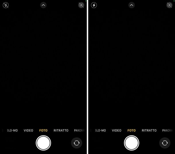 come attivare flash fotocamera iPhone
