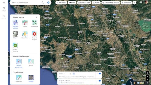 Cambiare mappa Google Maps