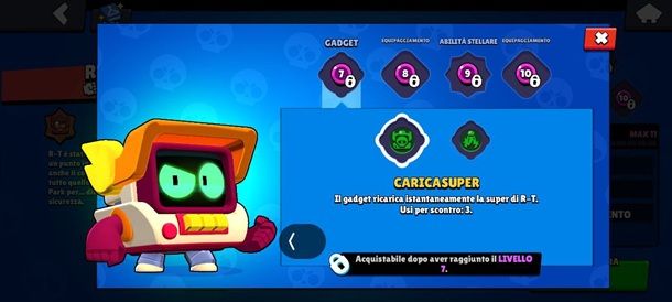 CaricaSuper gadget Brawl Stars