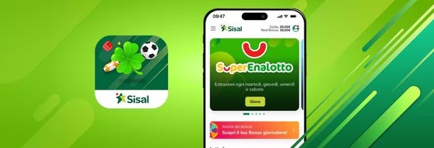 app Superenalotto informazioni preliminari