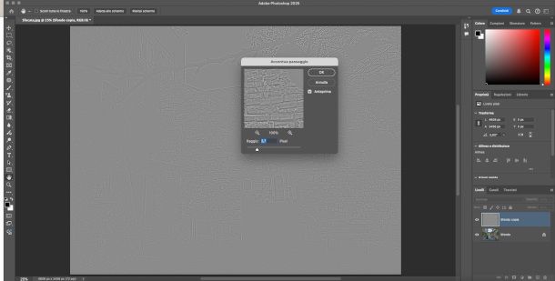 filtro Accentua Passaggio Photoshop